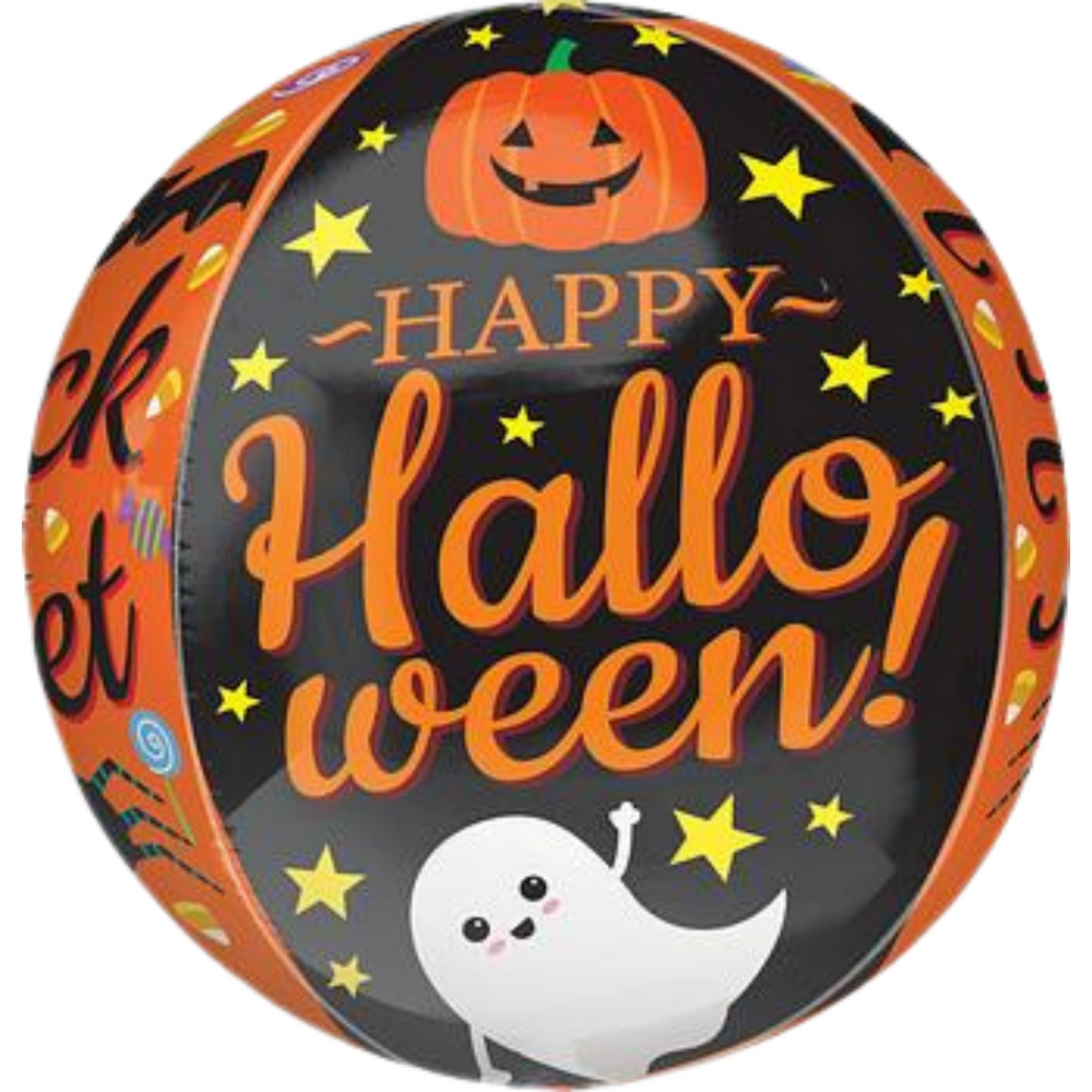 Happy Halloween Trick or Treat Orbz Balloon