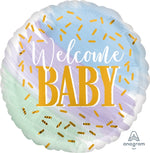 Welcome Baby Watercolour Balloon