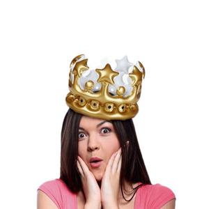 
                
                    Load image into Gallery viewer, Queen For The Day Inflatable Crown
                
            