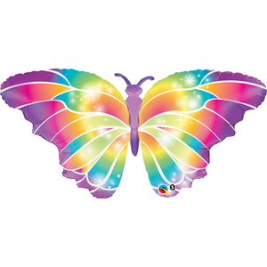 
                
                    Load image into Gallery viewer, Luminous Butterfly Balloon mylar birthday party supplies toronto
                
            