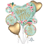 From Miss to Mrs Balloon Bouquet (5 piece)