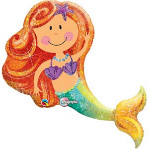 Balloon mylar birthday party supplies toronto mermaid sea ocean girl fish