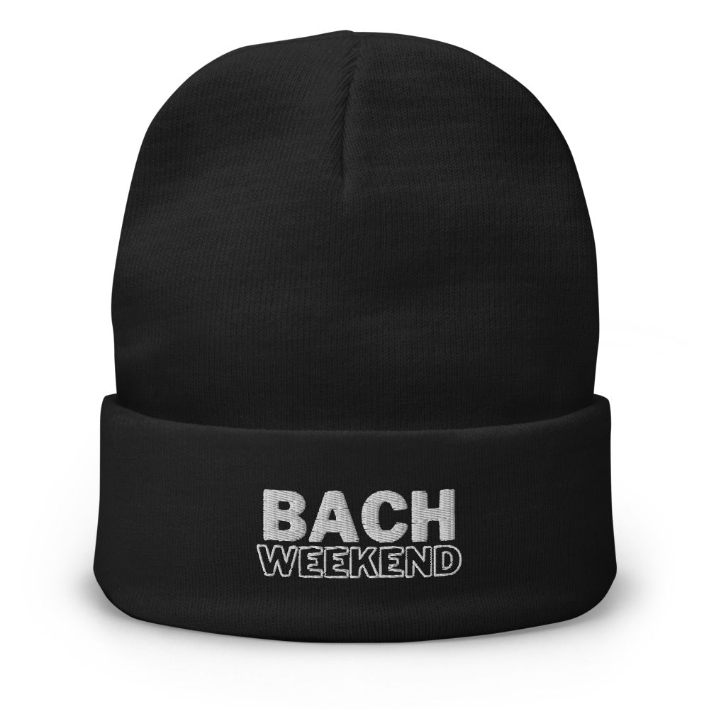 BACH WEEKEND Embroidered Beanie