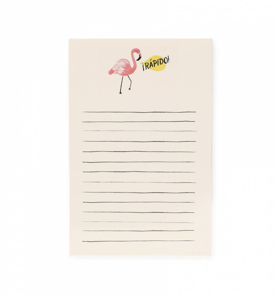 
                
                    Load image into Gallery viewer, Rapido Flamingo Notepad
                
            