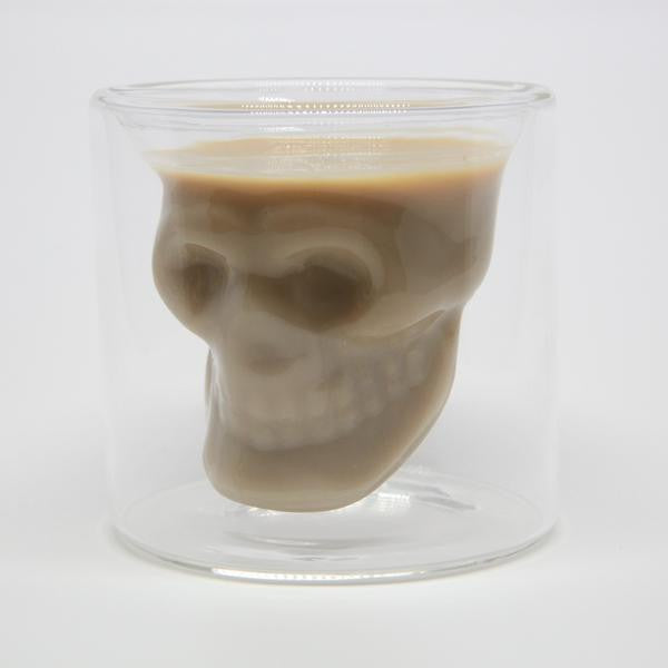 
                
                    Load image into Gallery viewer, Double Wall Skull Shot Glass 50ml (set of 2)
                
            