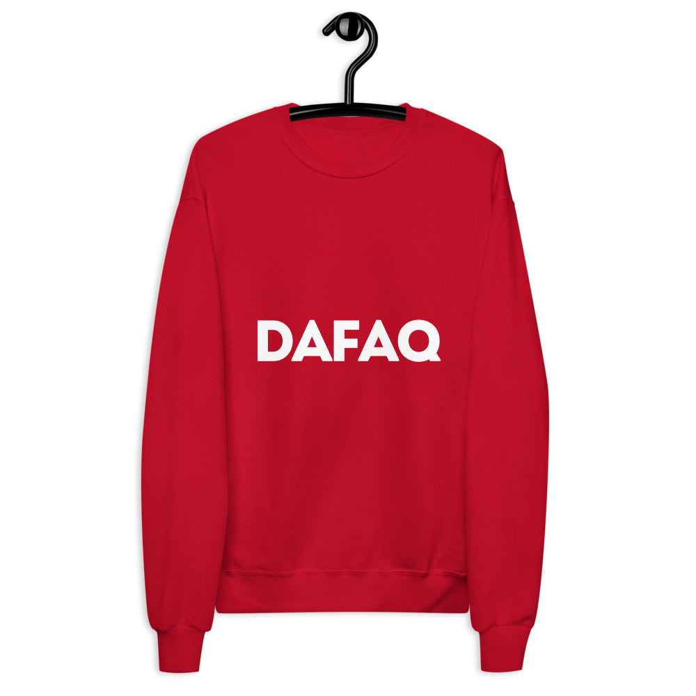 DAFAQ Unisex fleece sweatshirt
