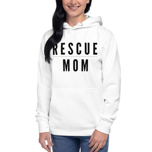 
                
                    Load image into Gallery viewer, RESCUE MOM Unisex Hoodie
                
            