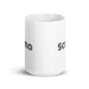 Scema White glossy mug