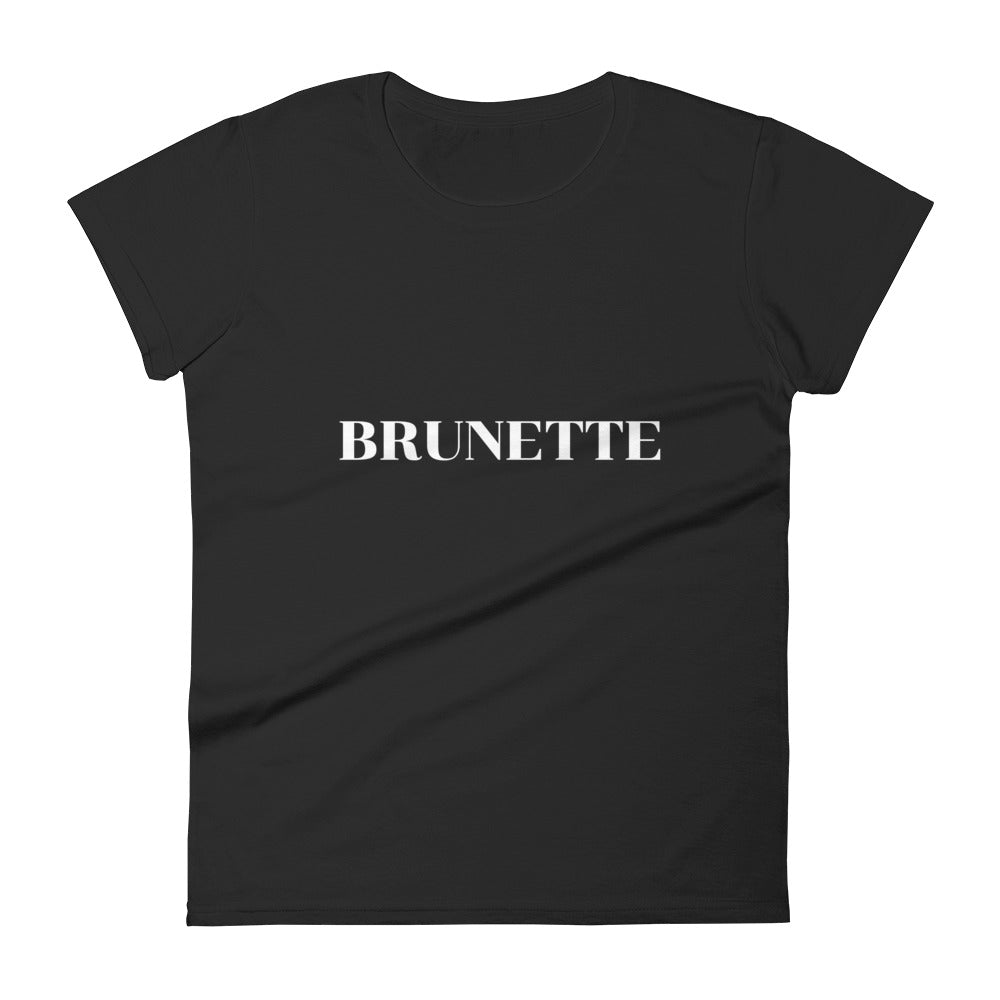 Brunette Women's short sleeve t-shirt