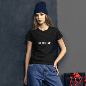 Blonde Women's short sleeve t-shirt