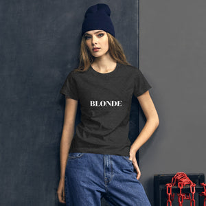 Blonde Women's short sleeve t-shirt