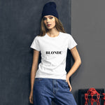 Blonde Women's short sleeve t-shirt