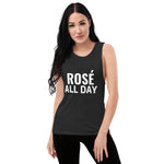 Rosé All Day Ladies Muscle Tank