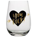 You rock wine glass gift toronto grad wedding promotion 